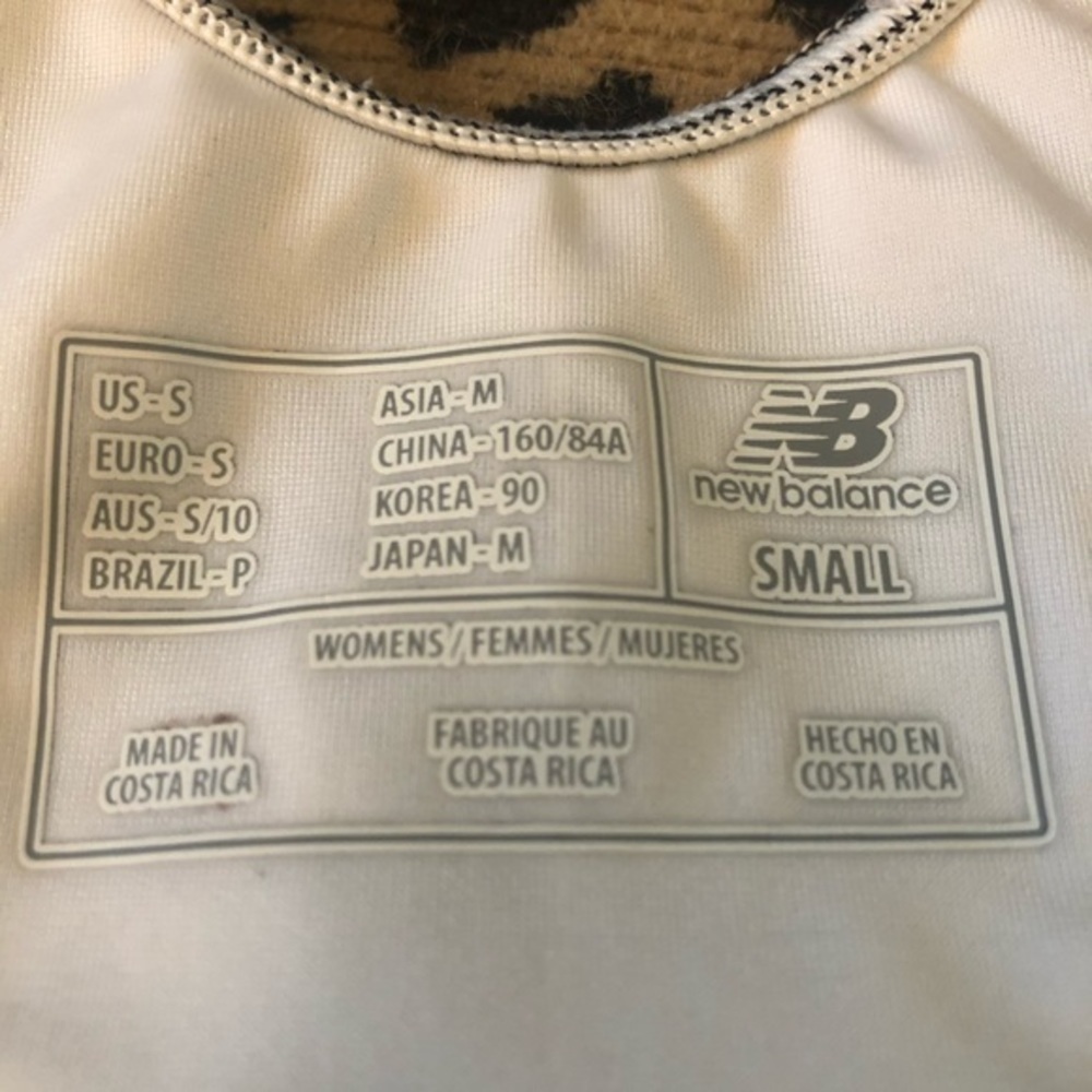 New Balance Achieve Crop Playmakers bra top Small New NWT - Picture 5 of 6